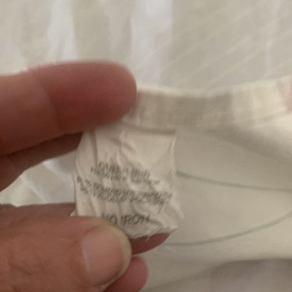 Vintage 80's Floral Percale Queen Size Flat Sheet 90” X 87” No Iron - Picture 4 of 7